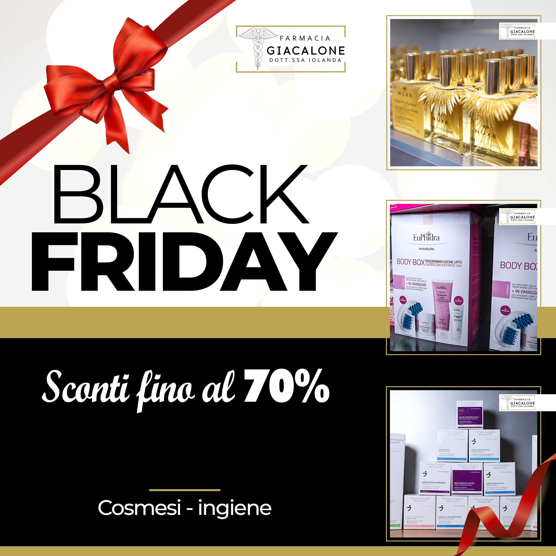 #BLACKFRIDAY WEEK - 25-30 NOVEMBRE